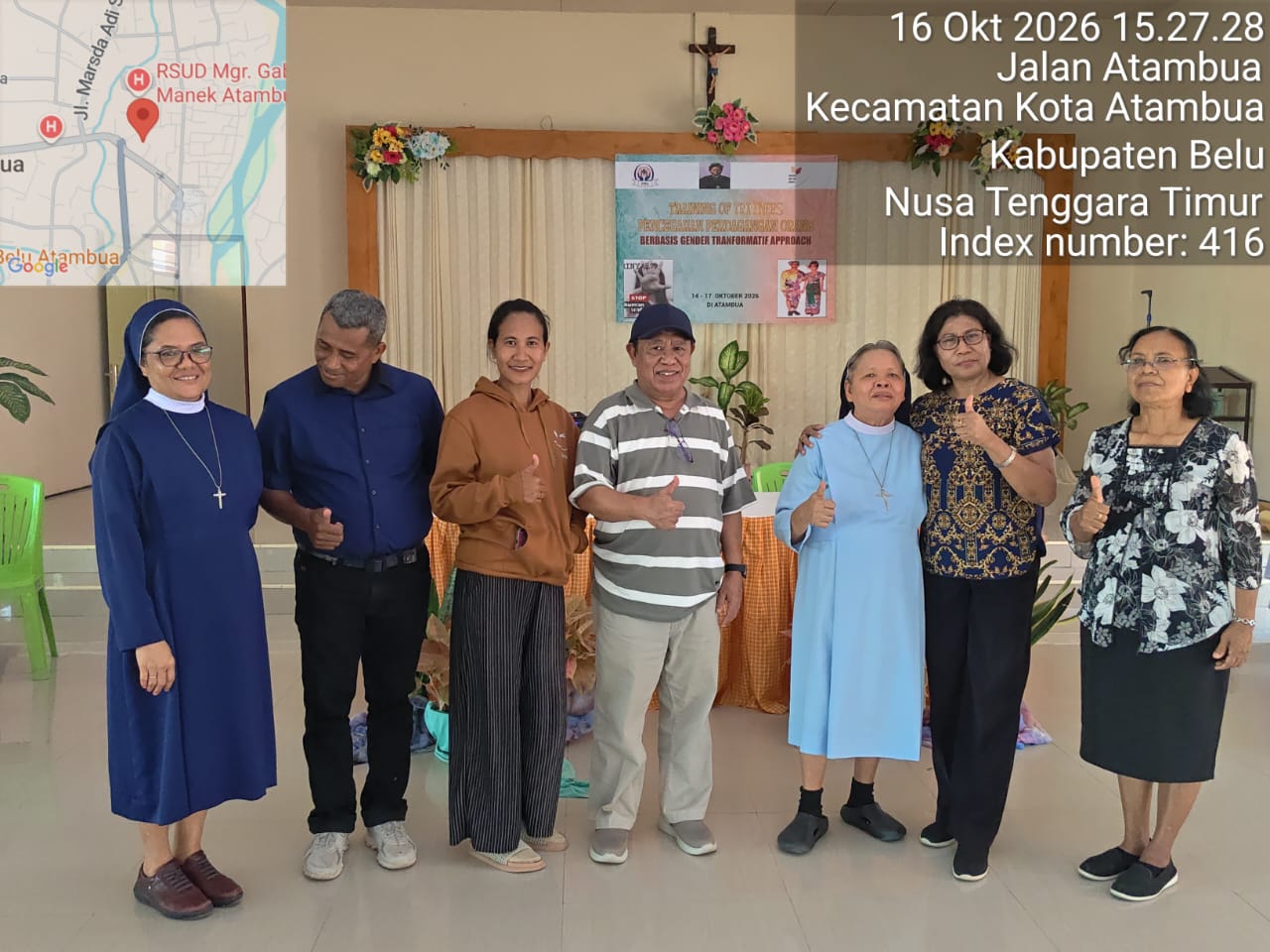 TOT Pencegahan Human trafficking Aula SSPS Atambua