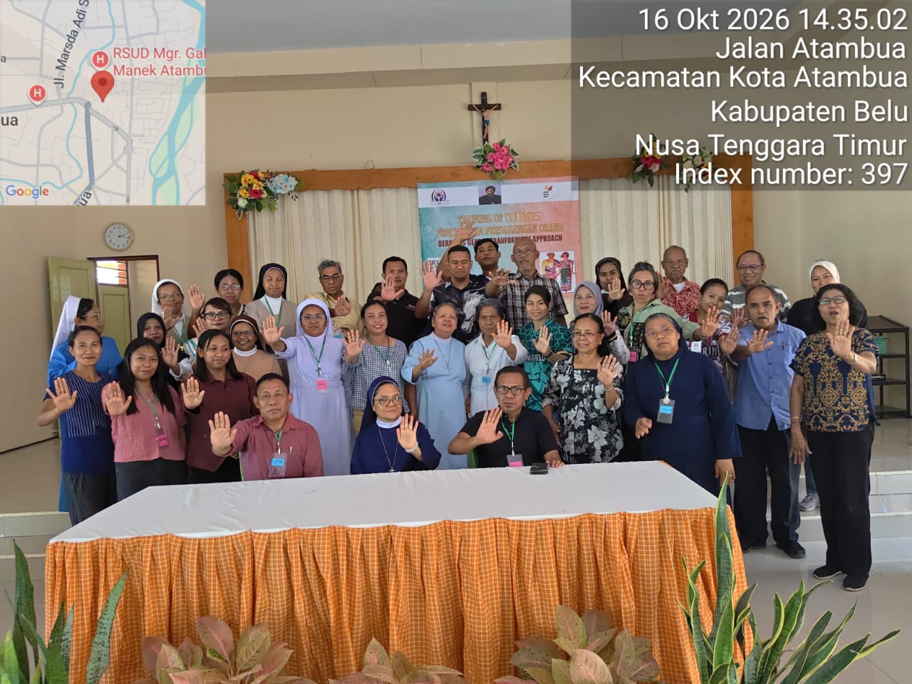 TOT Pencegahan Human trafficking Aula SSPS Atambua